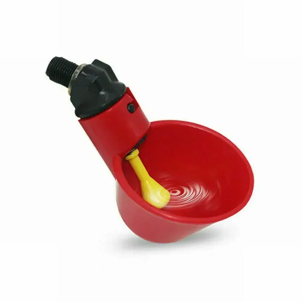 10pcs Plastic Bird Feeders Pet Automatic Cups Water Feeder Drinker Chicken Waterer Poultry Chook Bird Wildlife Accessories - Image 3