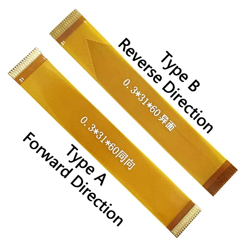 FPC FFC cable 0.3MM Pitch Flat Flexible Cable 7/9/11/13/15/17/19/21/23/25/27/31/33/35/39/41/45/49/51/57/61/71 Pin