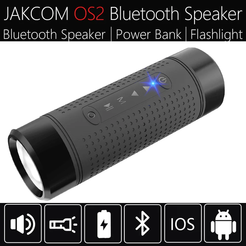 

JAKCOM OS2 Outdoor Bluetooth Speaker Portable Bike Subwoofer Bass Speaker Flashlight Support TF FM 5200mAh External Battery Pack