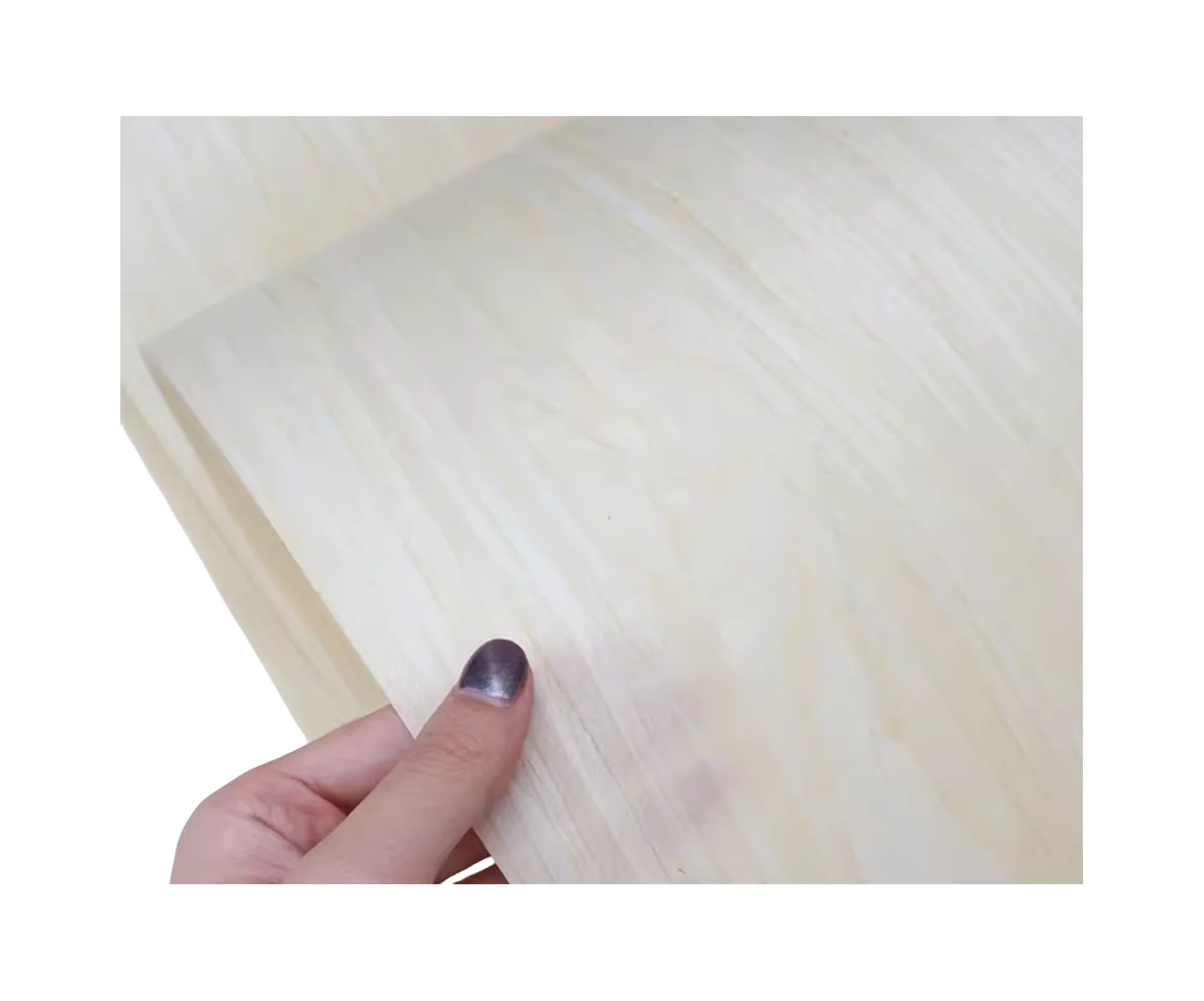 

Tech Wood Maple Patterned Wood Veneer Handmade veneer for home decoration Size:2.5x0.58meter Thick:0.25mm