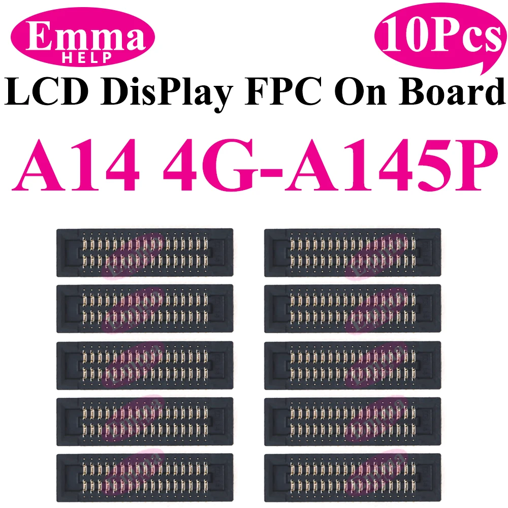 10pcs LCD Display Screen Flex FPC Connector - 40 78 Pin Plug On Board