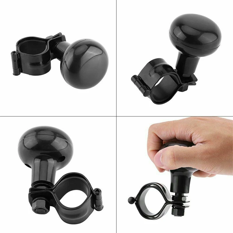 Car Auto Truck Heavy Duty Lorry Steering Wheel Spinner Handle Knob Booster Grip Ball Turning Hand Control Car Accessories Cover images - 6