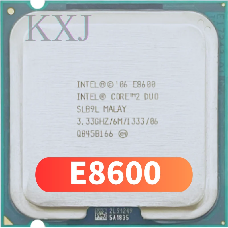 

Оригинальный процессор Intel CPU CORE 2 DUO E8600 3,33 ГГц/6 МБ/1333 МГц двухъядерный разъем 77 также продается e8400 e8500