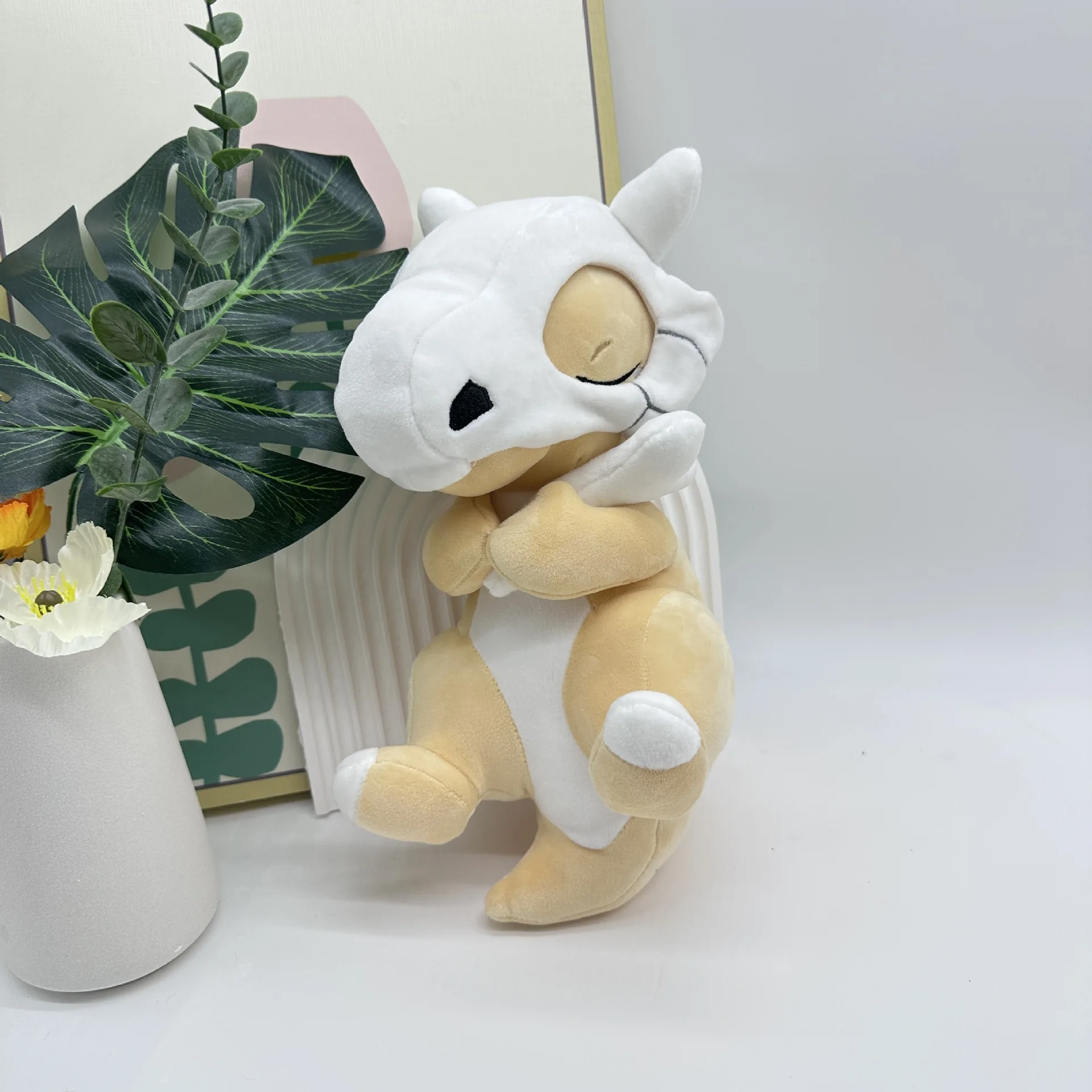 Pokemon Anime Stuffed Sleep Series Chikorita Slowpoke Cubone Figures  Animals Plush Toy Pocket Monster Game Pillow Doll Gifts 4