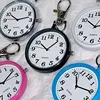 New Tiny Cute Quartz Pocket Watch with Keyring Men Women Quartz Watch for Nurses Doctors Students Minimalist Watches Child Gift