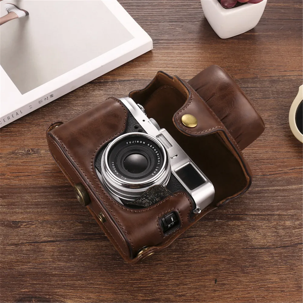 ForFujifilmX100VX100FX100TX100SX100SeriesCameraBagShoulderStrapPULeatherCase