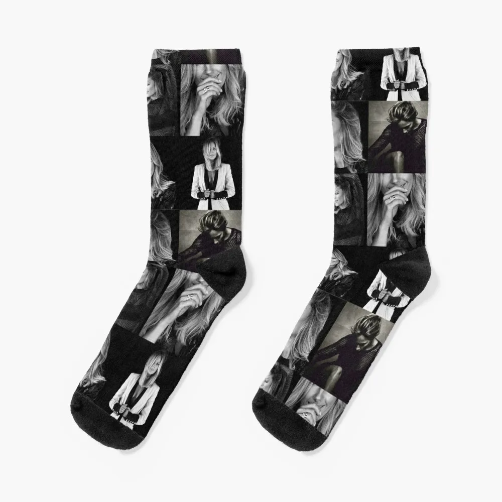 Helene Fischer Collage Socks moving stockings winter thermal socks christmas gifts Women's Socks Men's