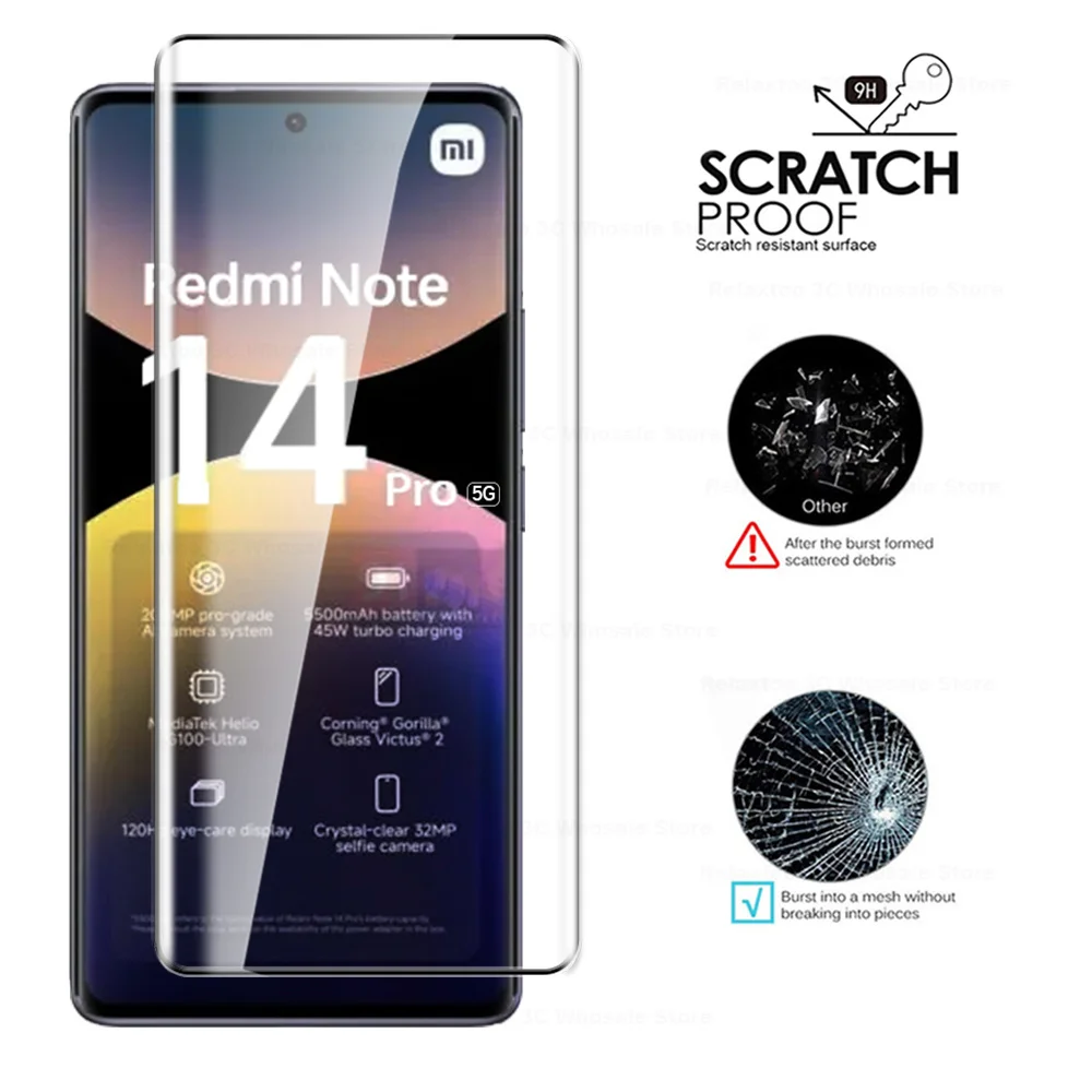 Premium 4-Piece Tempered Glass Screen Protector Set with Durable Protective Case