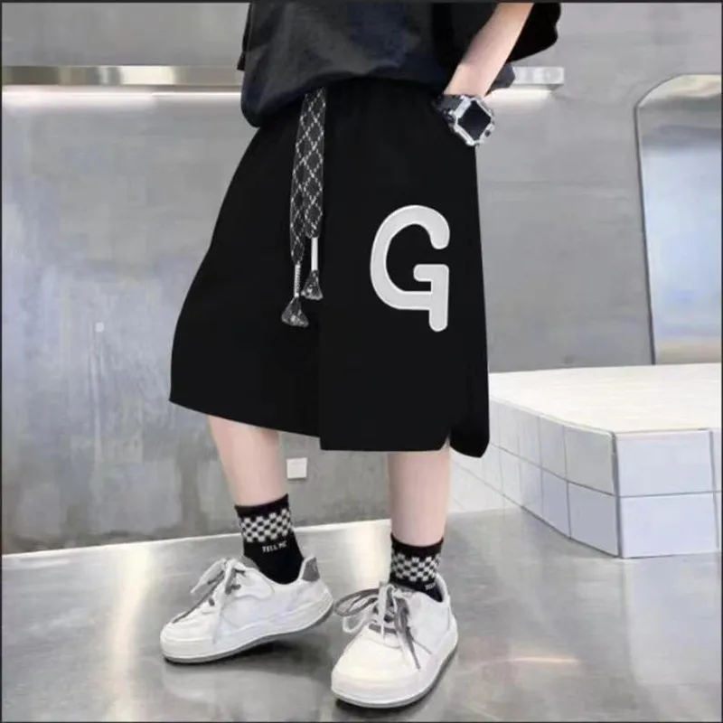 

Hot Summer Children's Clothing Cotton Solid Elastic Waist Beach Shorts For Boys Girls Fashion Sports Pants Toddler Panties 4-12Y