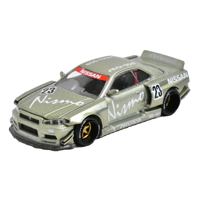 Kaido Haus minigt 103 1:64 gtr r34 v4 Modell auto aus Druckguss 