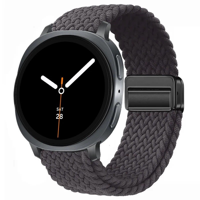 Braided Nylon Solo Loop Magnetic Sports Band Bracelet