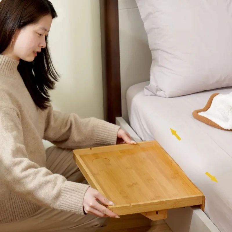 Multi-functional Wall-mounted Storage Device Luxury Bathtub Shelf Bathroom Bathtub Tray Bedroom Bedside Shelf Household Supplies