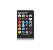  T10 Led 194 168 W5W 5050 SMD RGB Car Dome Reading Light Automobiles Wedge Lamp RGB LED Bulb With Remote Controller 