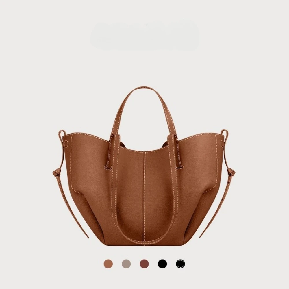 Large Capacity Wing Bag Crossbody Handbag Retro European American Niche Bucket Armpit Tote Bag Fashion and Elegant Classic Style