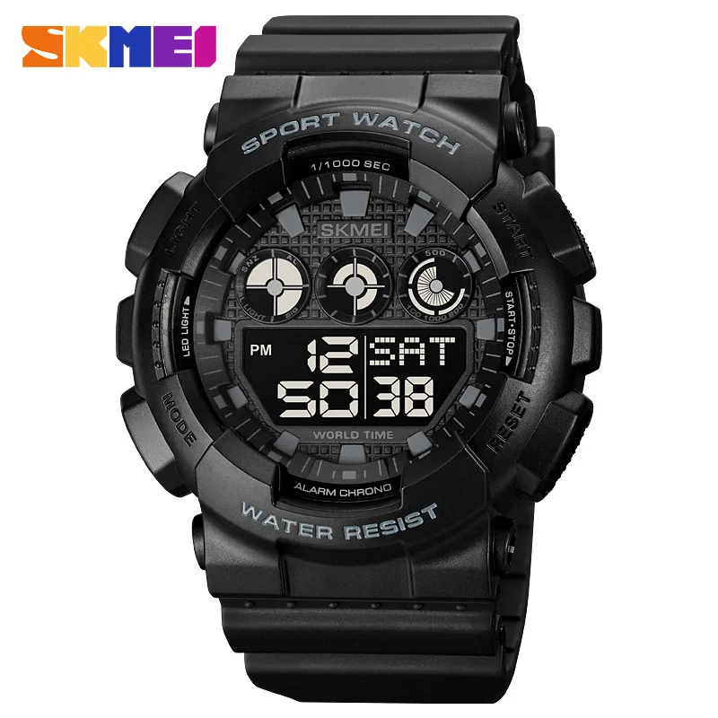 Fashion Sport Electronic Watch For Man SKMEI Led Light Digital Watches