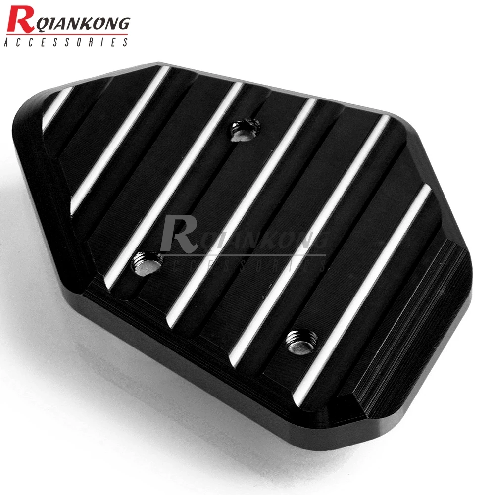 Motorcycle Accessories Side Stand Kickstand Support Enlarge Plate Foot Pads For BMW F800R 2009-2015