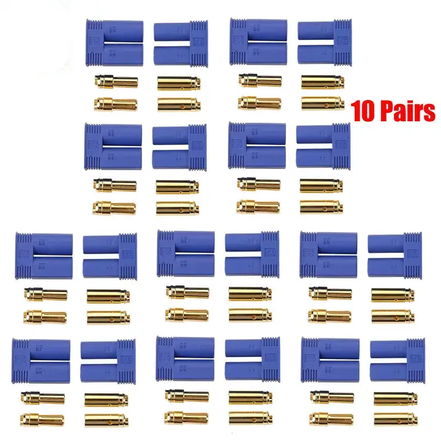 Alta Tensione EC5 Spina Presa 5.0 MM Connettori Oro 5 Paio - Foto 7