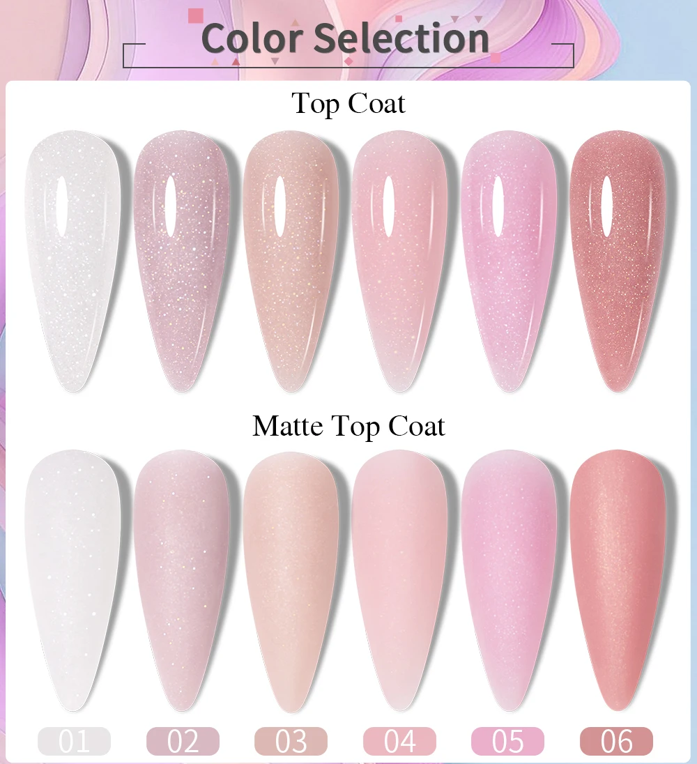 Description Picture 4 of itemPUENTE 30ML Glitter Poly Nail Gel Hema Free Pink Glitter Acrylic Gel Finger Extension Nail Gel Semi-Permanent UV Nail Varnish