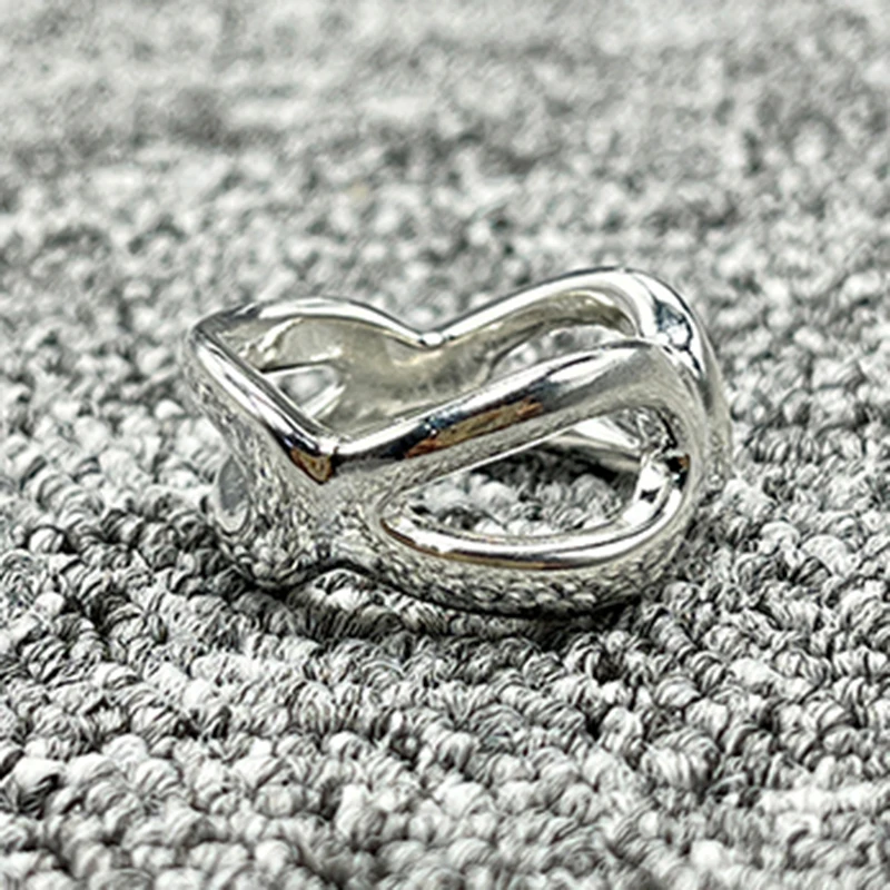 2022 New Uno De 50 Fashion Silver Plated Charm Ring Niche Jewelry Gift