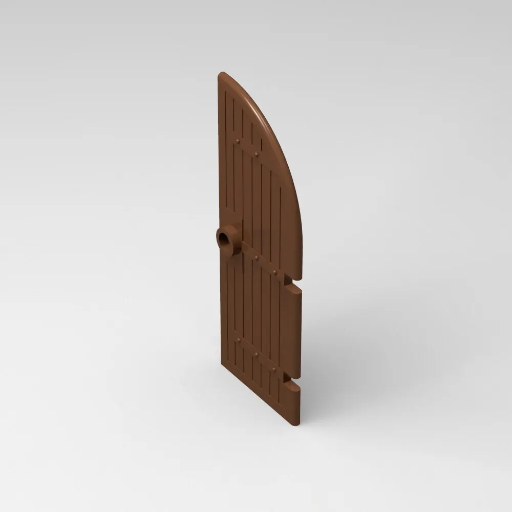 

1 Pack 2554 Doors 1 x 3 x 7 Curved Top DIY Building Blocks Parts Plastic Educational Toys for Kids