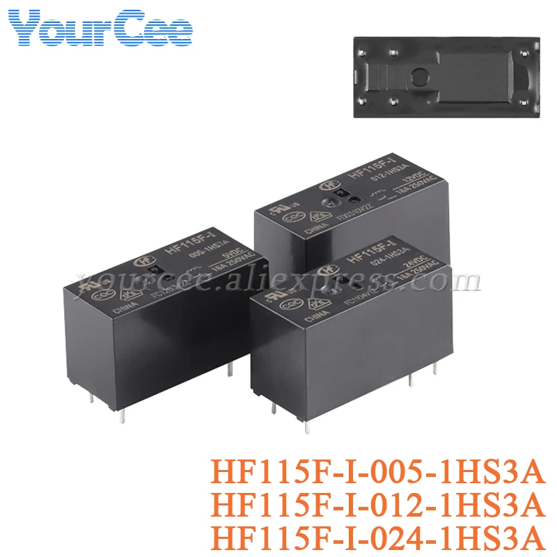 2PCS-High-Power-Relay-HF115F-HF115F-I-005-1HS3A-HF115F-I-012-1HS3A ...