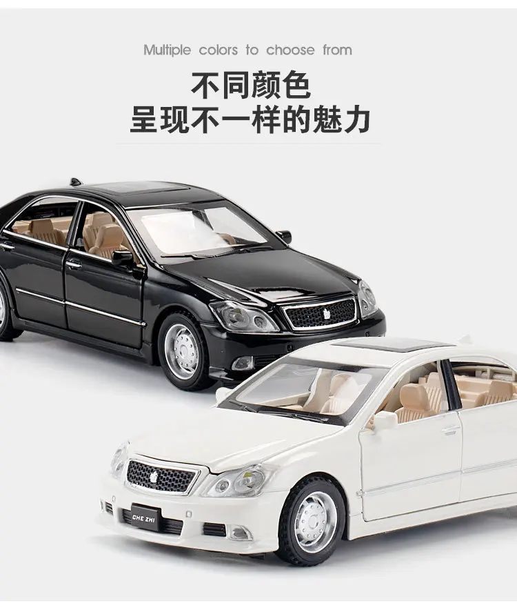 1:32 Toyota Crown alloy car model Diecast toy Vehicle Collection w