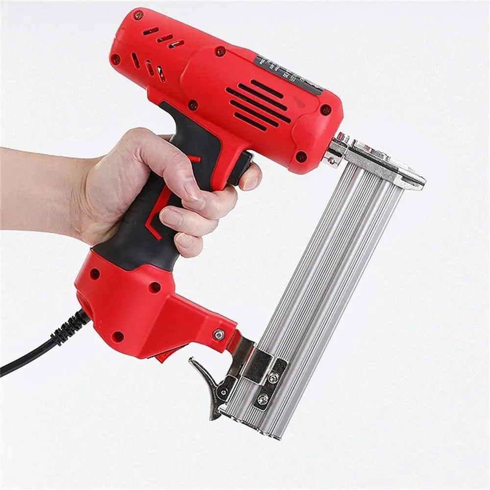 2200-2600W Electric Nail Gun Wood Frame Stapler DIY Furniture Construction Nail Electric Tool Nails Carpentry Woodworking Tools images - 6