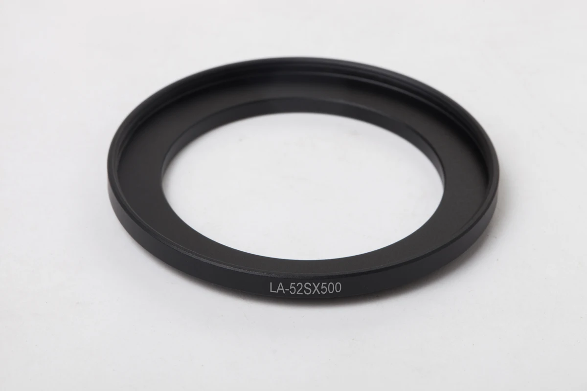 

52mm Lens Filter Adapter Ring For Canon SX500 IS SX510 HS SX410 IS Camera Black LA-52SX500