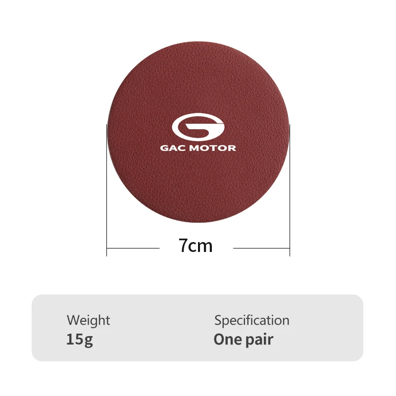 2PCS Car Coaster Anti-slip Water Cup Holder Pad For Trumpchi GAC GS8 GS5 GS3 GS4 Emzoom Waterproof Mats