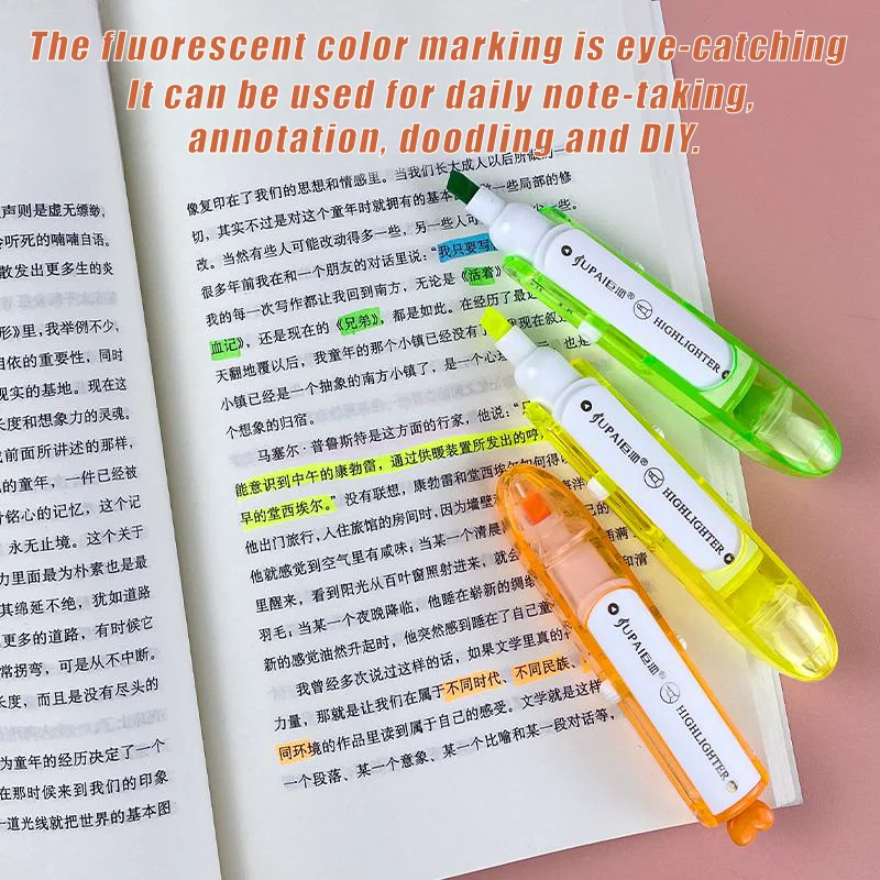 6가지 색상의 형광 마커 펜, 예술적 그림 그리기용 펜, 그래피티 펜, 페인팅 펜, 학용품.