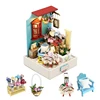 CUTEBEE DIY Mini Flower House Miniature Wooden Dollhouse Tiny Doll Houses Furniture Kit Decorate For Children Kid Birthday Gift 1