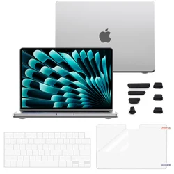 Sleek Protective Laptop Case - EU Keyboard Skin (Matte Transparent)
