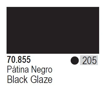 Vallejo Model Color acrylic paint - 70.855 black glaze