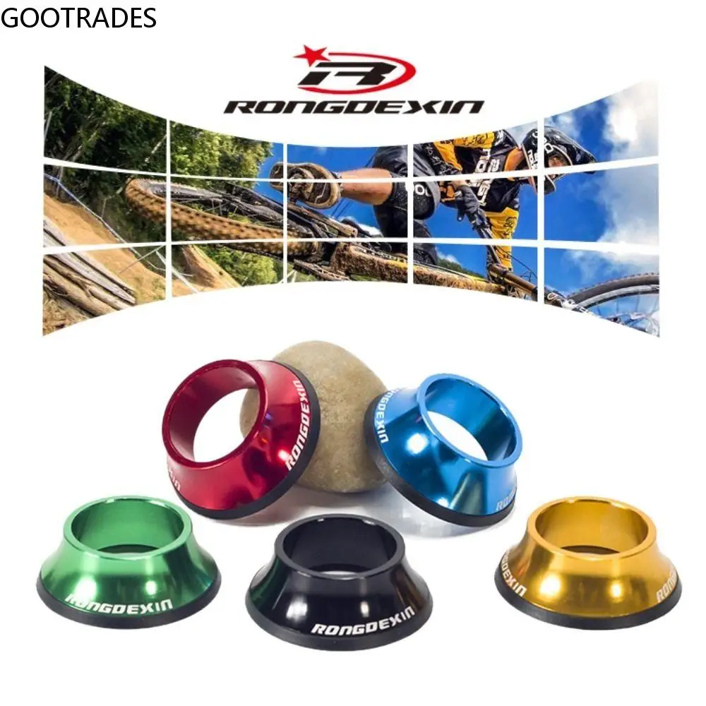 

Top 28.6mm MTB Road Bike Bike Accessories Bike Bowl Sealed Cap Bicycle Fork Tube Cap Bike Headset Spacers Raise Handlebar Ring