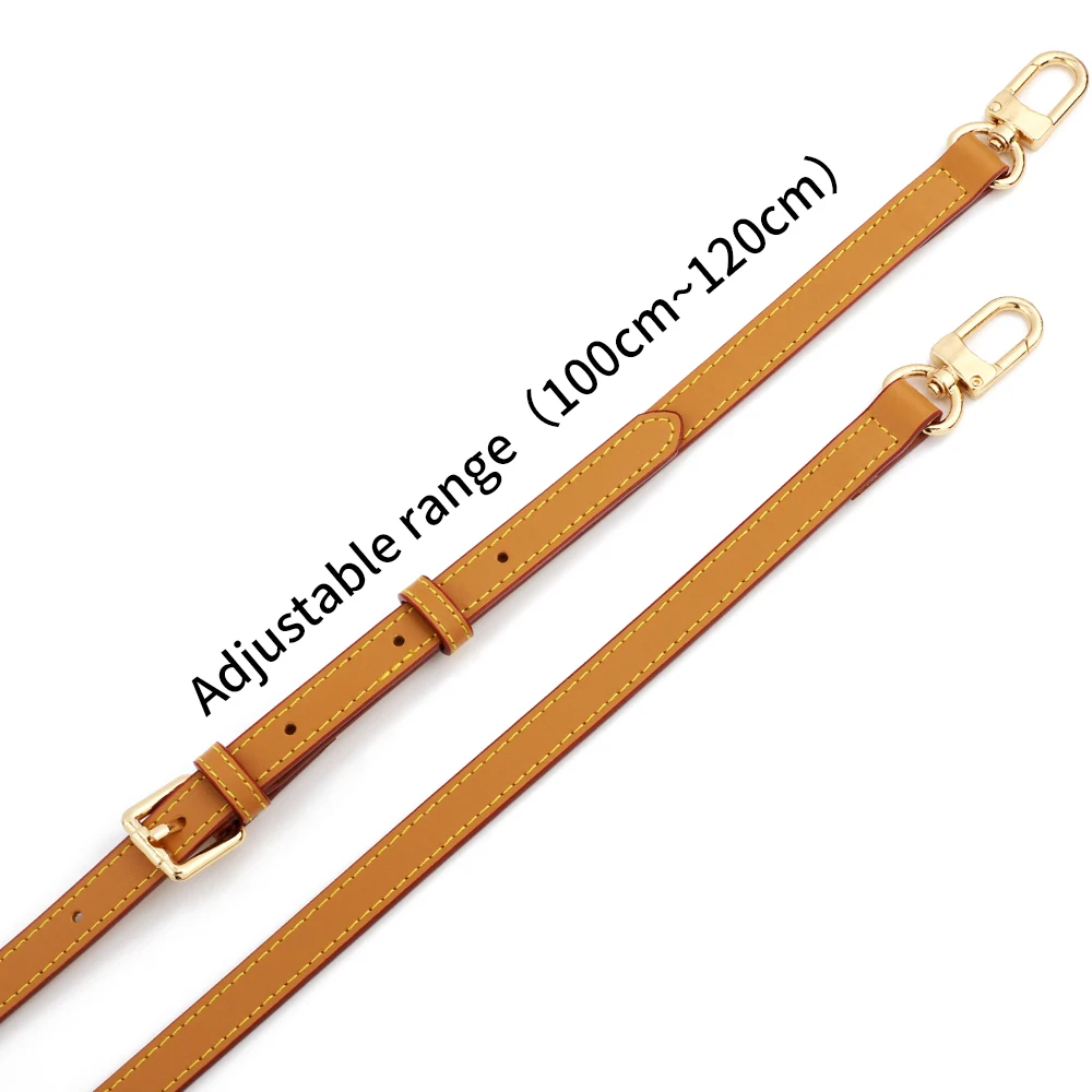 Echtes Leder Taschengurt Ersatz für Damen Tasche Umhängetasche Handtasche Lange verstellbare Schultergurte DIY Taschenzubehör – Detail 7