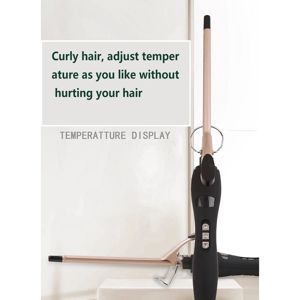 

Electric Curling Iron Hairs Rolling Device Household EU Plug Heating Hair Waver Roller Women Hairstyling Tools 9mm