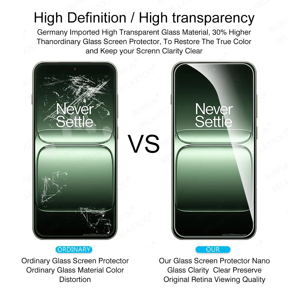 Premium 4-Pack 9H Tempered Glass Clear Screen Protector