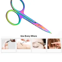 1 Pcs Professional Stainles Nails Eyebrow Nose Eyelash Cuticle Trimmer Epilator Scissor Manicure Tool Curved Pedicure Scissors 2