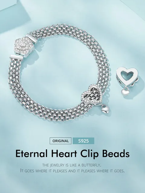 Pandora Spocks Clip Spacer Charm For Bracelet 925 Sterling Silver