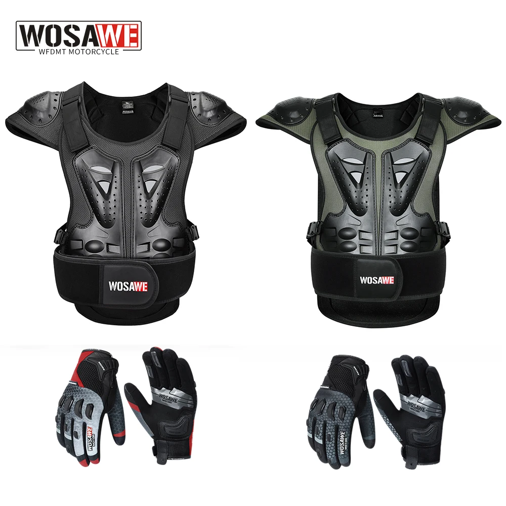 Armour Kids Dirt Bike Chest Protector Motocross Body Armor Vest