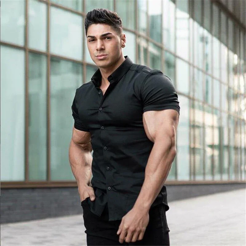 green emerald velvet dress Men's Slim Fit Dress Shirt