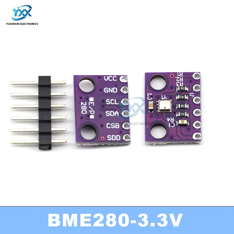 1/3/5/10PCS BME280 Sensors Module Digital Temperature Humidity Barometric Pressure Sensors 3.3V 5V 1.8-5V I2C SPI BME280 image 5