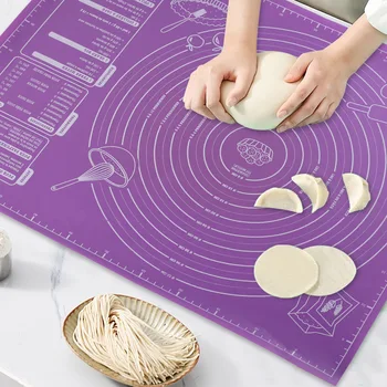 Large Non-Stick Silicone Kneading & Baking Ma 1