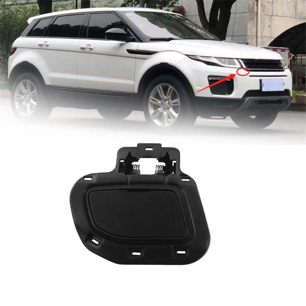 Right Side Front Headlight Washer Cover Caps LR036197 for Land Rover Range Rover Evoque 2012- RO1049100