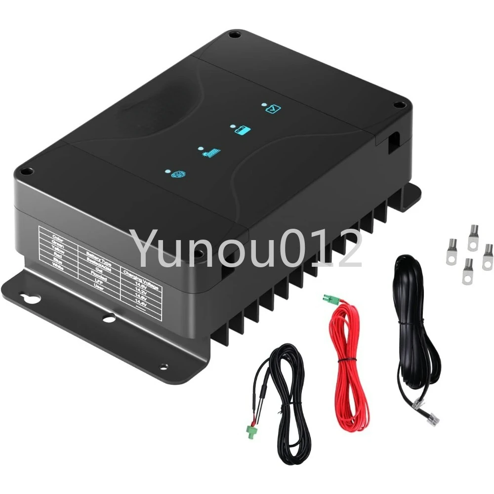 

Flooded and Lithium Batteries Renogy 12V 50A DC To DC Battery Charger with MPPT, on-Board Battery for Gel, AGM