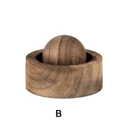 Natural Wood Aromatherapy Essential Oil Diffuser Set for Home, Office, and Bedroom (B)