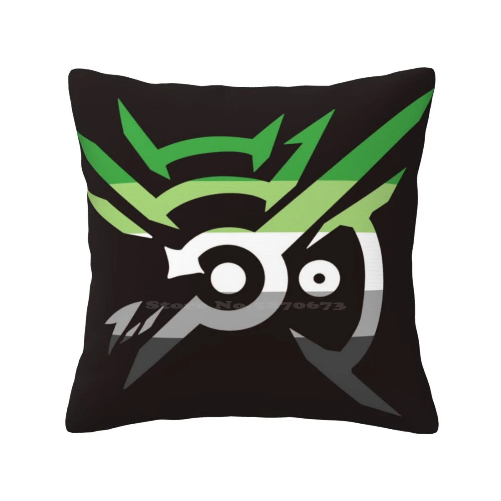 Agender Pride Fashion Sofa Throw Pillow Cover Federa Outsider Mark Dishoned 2 Agender Pride