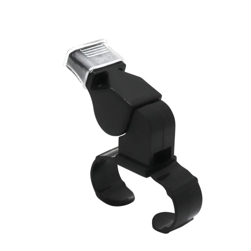 Referee Finger Whistle Football Training Equipment Whistle Safe Plastic Ring Whistle Finger Whistle With Tooth Guard For Sport 3