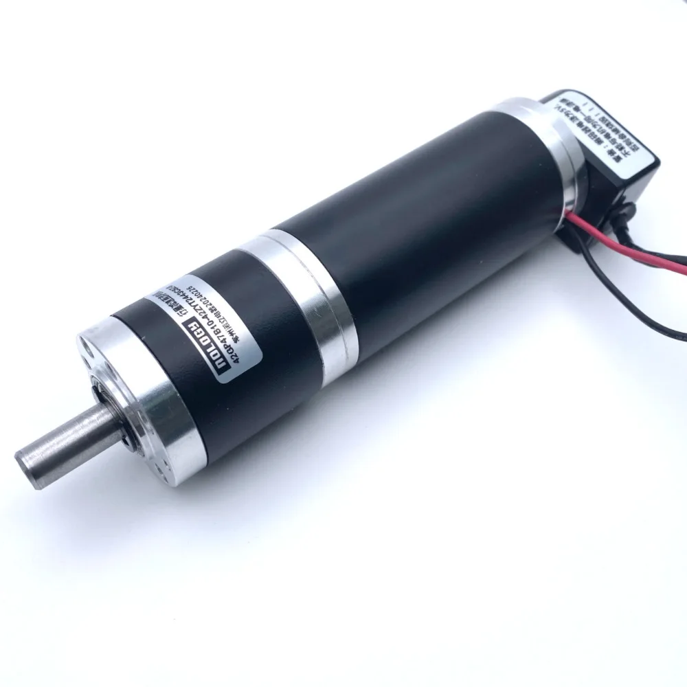 Redução Planetária dc Gear Encoder Motor 42 mm Agv 500pr 10 mm Shaft Keyway 24v 44w Relação 3.6168 120025rpm Motor de Qualidade