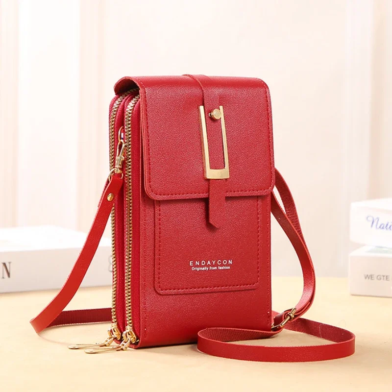 Touch Screen Cell Phone Women Wallets Clutch Bags Hand Ladies Purses Money Small Handbag Corssbody